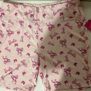 Barbie Pink Bow Logo Shorts Women’s XXL New with tag